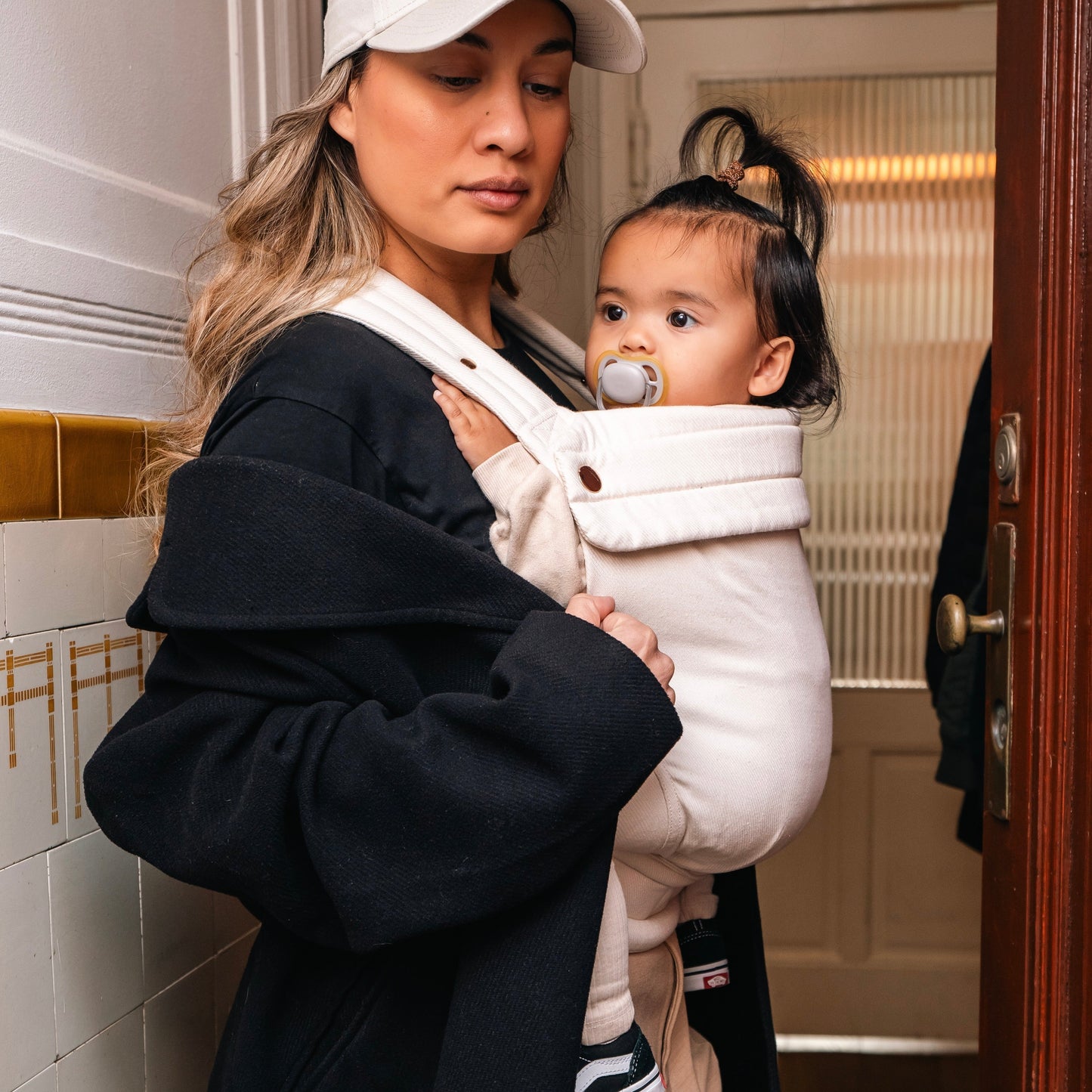 Nosidełko dla dziecka - Organiczny beż